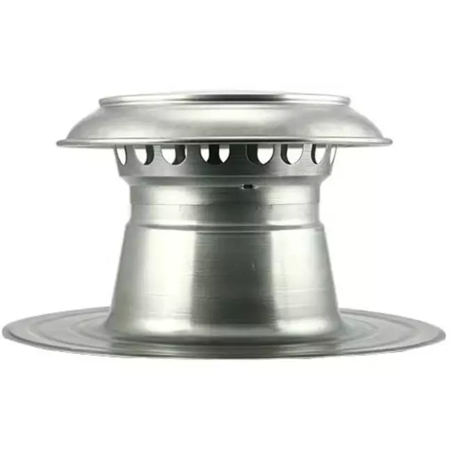 Ventilazione per tetto piatto Vent-Alluminio 2000 a doppia parete 250 mm