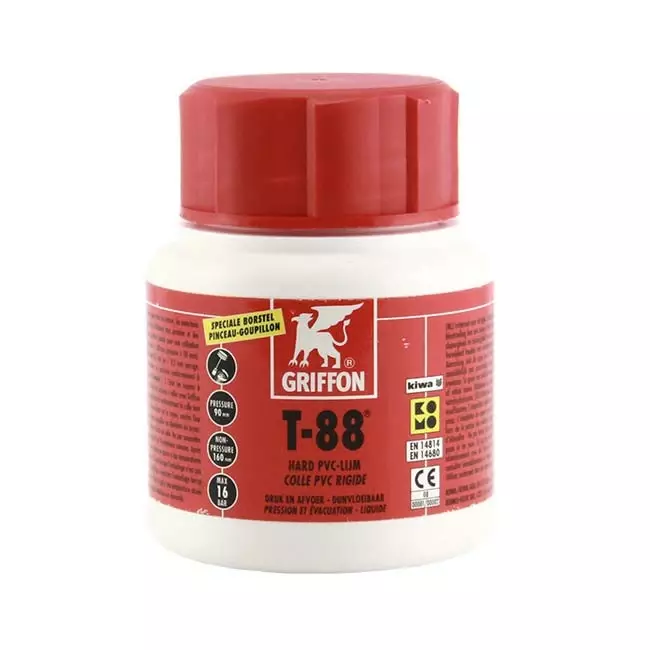 Adesivo per PVC duro Griffon in flacone da 100 ml