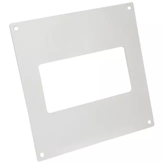 Flangia a parete rettangolare in plastica 110x55 - KF