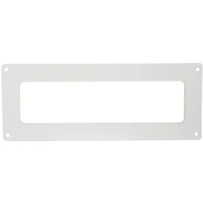 Flangia a parete rettangolare in plastica 220X55 mm - KF25