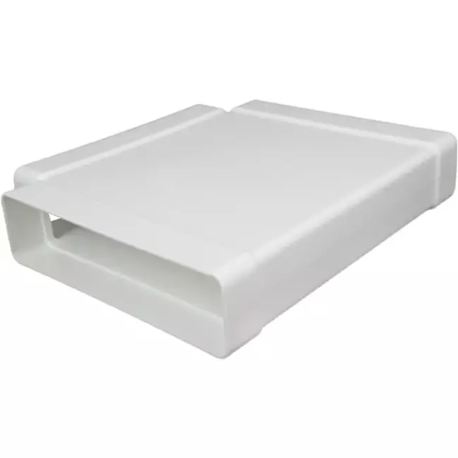 Pezzo a T rettangolare in plastica 220x90 mm - KT29