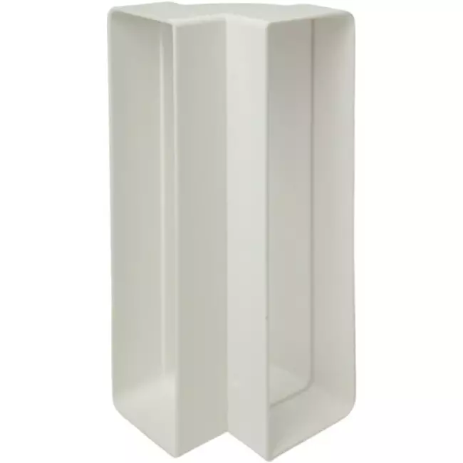 Curva rettangolare verticale in plastica 90° 220X55 mm - KLV25-90