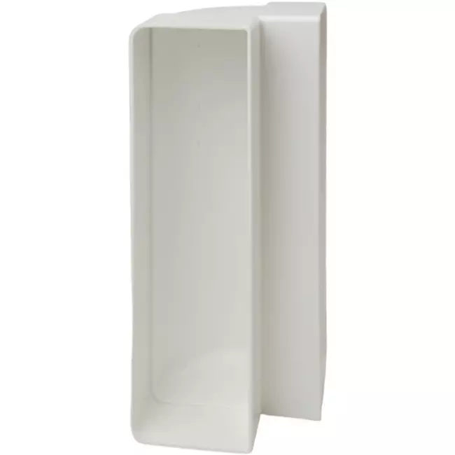Curva rettangolare verticale in plastica 90° 220X55 mm - KLV25-90