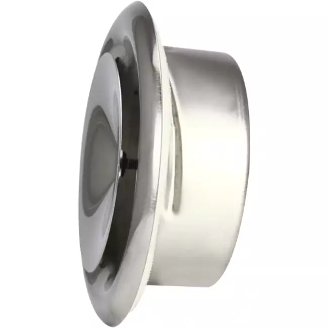 Valvola di alimentazione di ventilazione in acciaio inox Ø 125 mm con boccola di montaggio - DVS-PY125