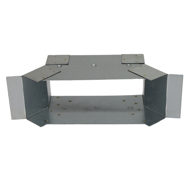 Attacco laterale 220x80 mm per canna fumaria