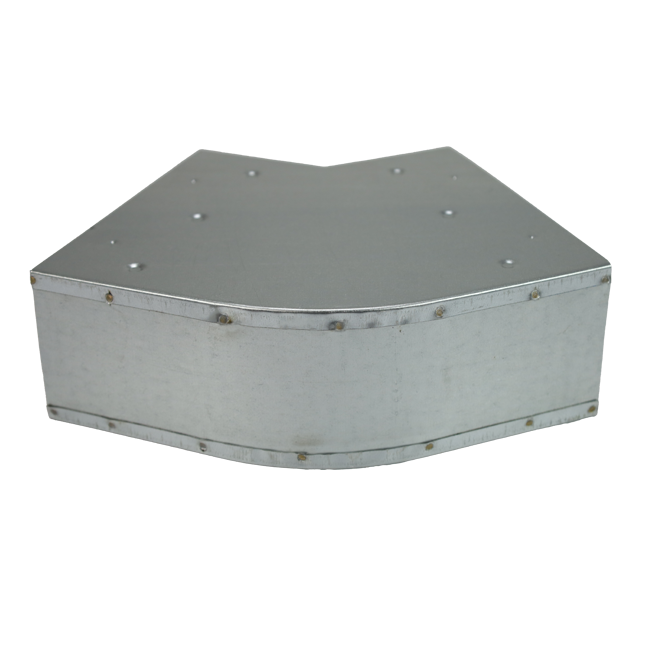 Curva 45 gradi 220x80 mm orizzontale per canalizzazione