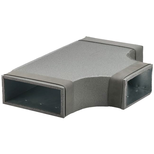 Termodotto pezzo a T 90 gradi 220x80 - 220x80 per canalizzazione