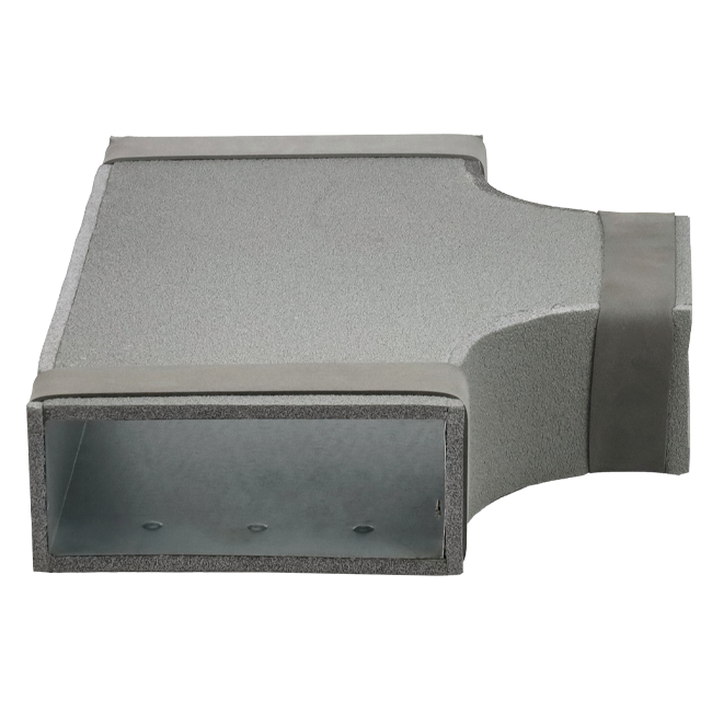Termodotto pezzo a T 90 gradi 220x80 - 220x80 per canalizzazione