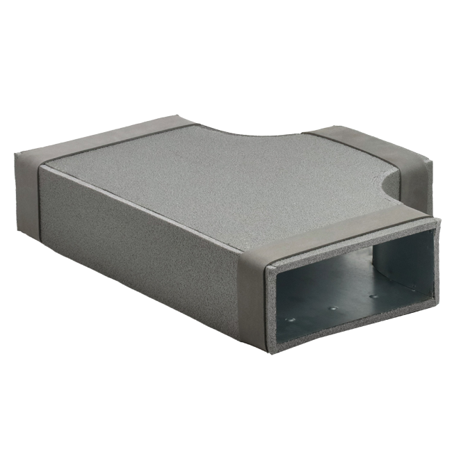 Termodotto pezzo a T 90 gradi 220x80 - 220x80 per canalizzazione