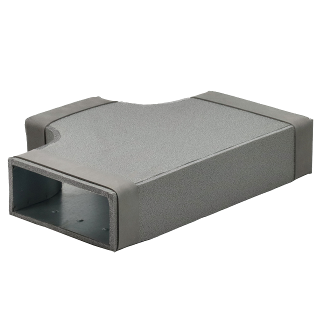Termodotto pezzo a T 90 gradi 220x80 - 220x80 per canalizzazione