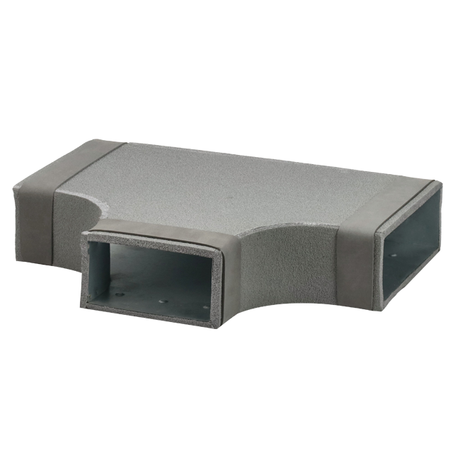 Termodotto pezzo a T 90 gradi 220x80 - 220x80 per canalizzazione