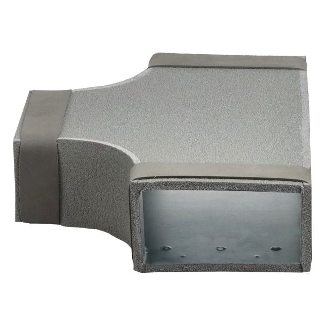 Termodotto pezzo a T 90 gradi 300x80 - 300x80 per canalizzazione