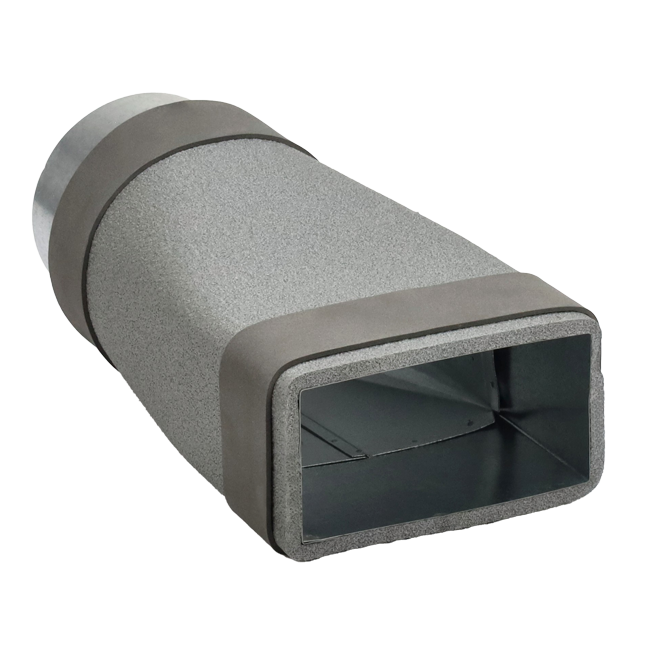 Riduzione del termodotto da 170x80 a 160 mm di diametro per canalizzazioni