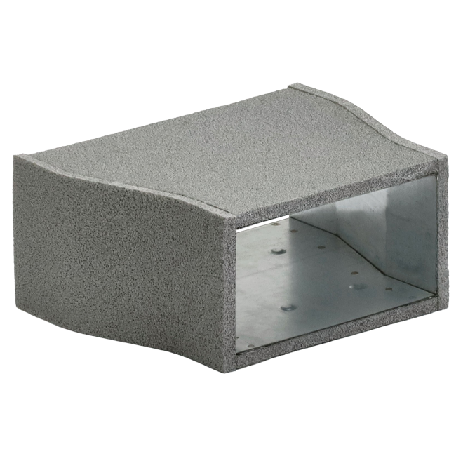 Riduttore per termodotti da 300x80 a 170x80 per canalizzazioni
