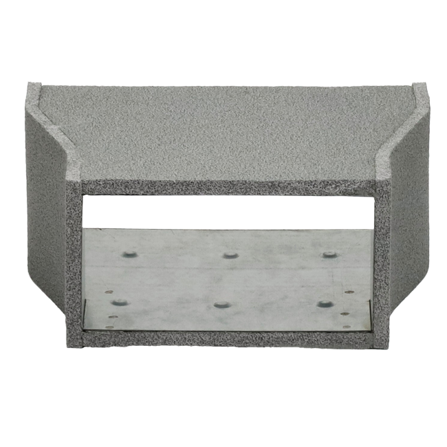 Riduzione del termodotto da 300x80 mm a 220x80 mm
