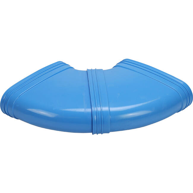 Wavin Ventiza Curva 90 gradi PVC ovale 235x80 mm orizzontale M/M