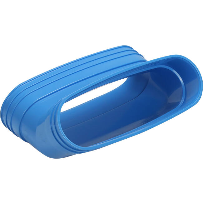 Wavin Ventiza Curva 45 gradi PVC ovale 195x80 mm verticale M/M