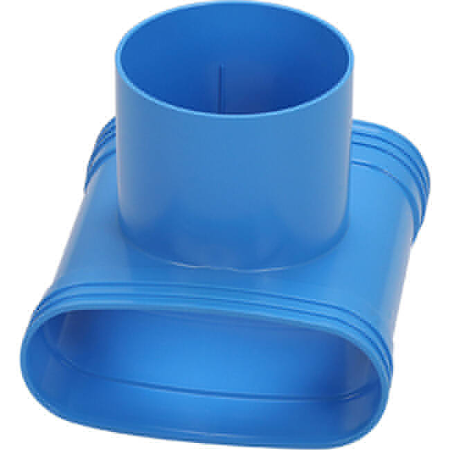 Wavin Ventiza Ramo T in PVC ovale 195x80x100 per diametro 125 mm M/M/M