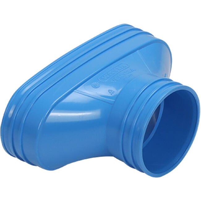 Wavin Ventiza Transizione PVC ovale 195x80 mm a 80 mm M/M