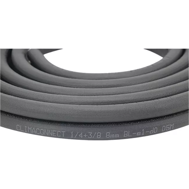 Set di tubi di raffreddamento ClimaConnect con raccordi svasati  1/4-3/8, lunghezza 5 metri