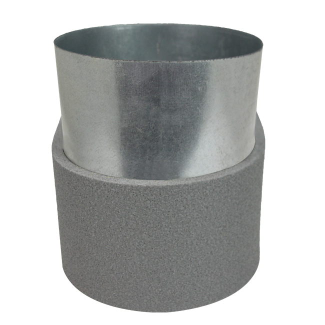 Termodotto lepe angolare singolo simmetrico 220x80 mm a diametro 160 mm