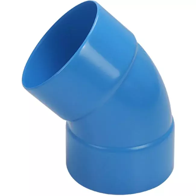 Wavin Ventiza curva 45 gradi PVC rotonda per diametro 125 mm M/M