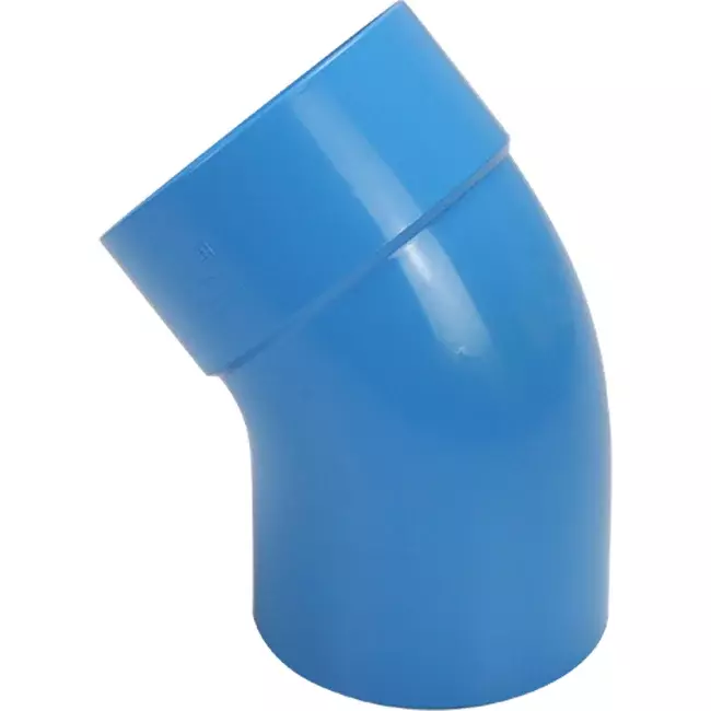 Wavin Ventiza curva 45 gradi PVC rotonda per diametro 125 mm M/S
