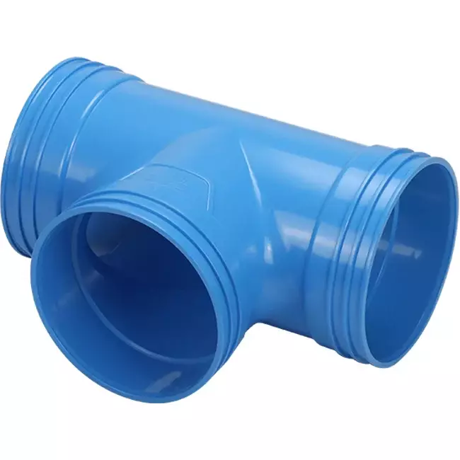 Wavin Ventiza Raccordo T 90 gradi PVC rotondo per diametro 125 mm M/M/M