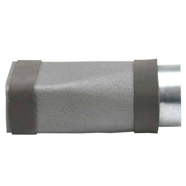 Riduzione del termodotto da 220x80 mm a 125 mm di diametro