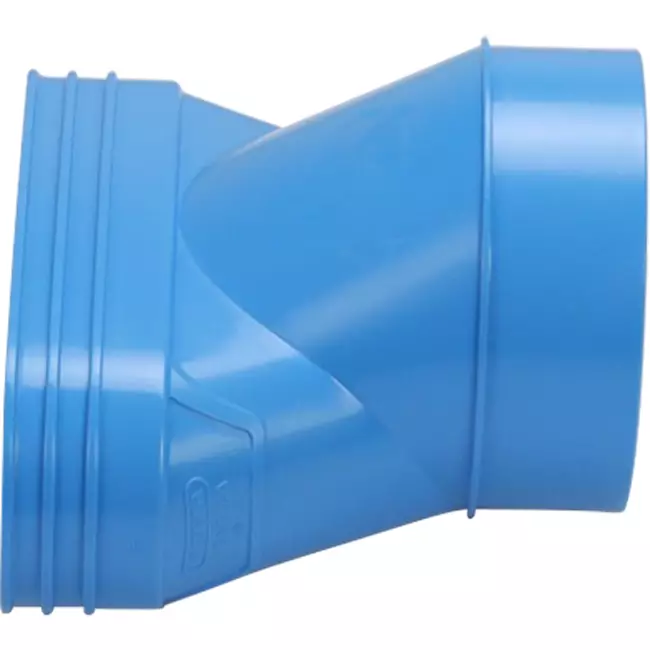 Wavin Ventiza Transizione PVC ovale 195x80 mm a 125 mm eccentrico M/S