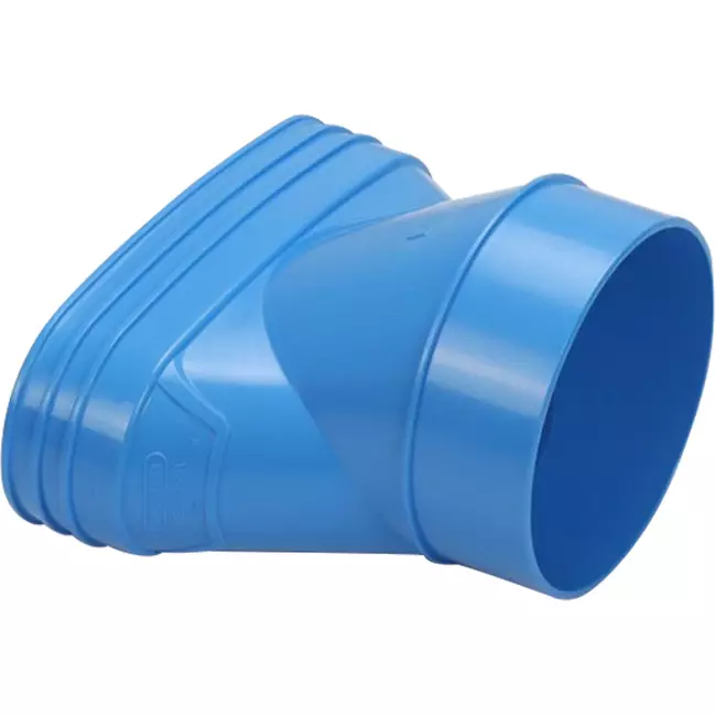 Wavin Ventiza Transizione PVC ovale 195x80 mm a 125 mm eccentrico M/S