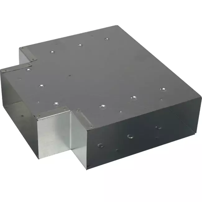Raccordo a T (angolato) 90 gradi 170x80 mm - 170x80 mm per canna fumaria
