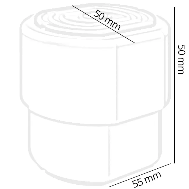 Kit di vibrazione ClimaConnect 1.2 blu/verde, con molla, per unità fino a 55 KG