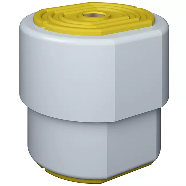 Kit di vibrazione ClimaConnect 1.2 blu/giallo, con molla, per unità fino a 80 KG