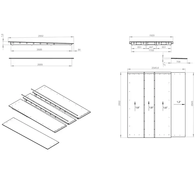 Tetto antipioggia per ROTO K / RHE 20000 H T BG3