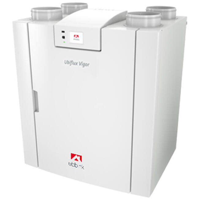 Ubbink ventilazione meccanica con recupero di calore Ubiflux Vigor W225 4/0 destra