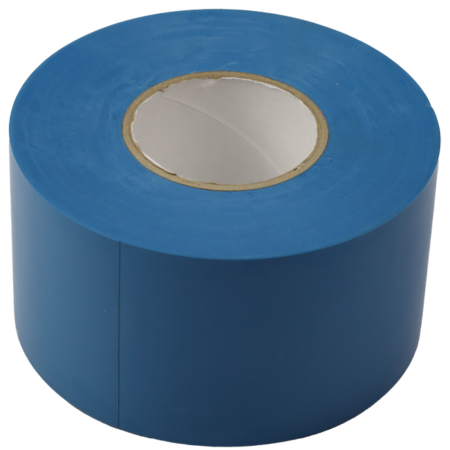 Nastro in PVC blu largo 50 mm - rotolo 33 m
