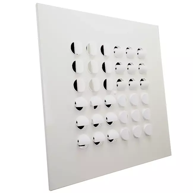 Diffusore a soffitto multinozzle 596x596 mm - MN24 RAL9016
