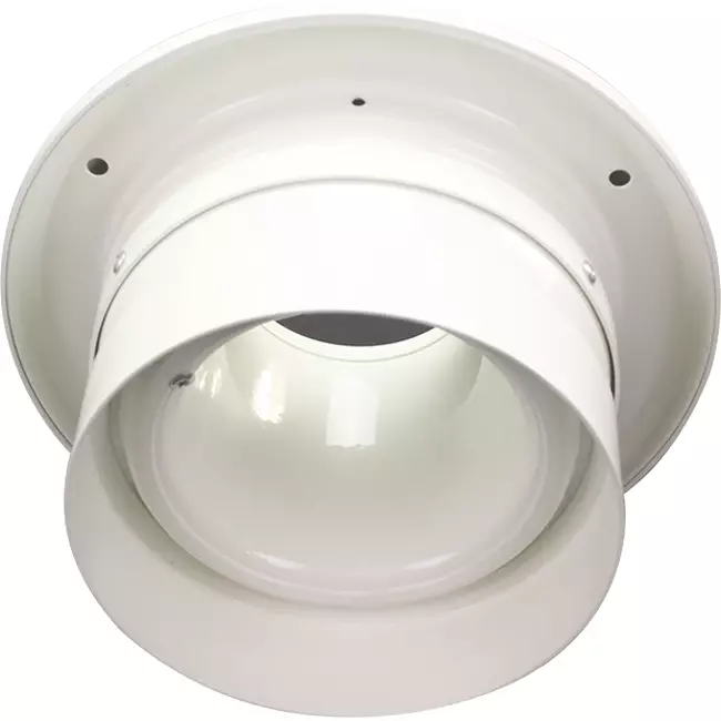 Diffusore a getto 250mm Montaggio a parete e soffitto RAL 9010