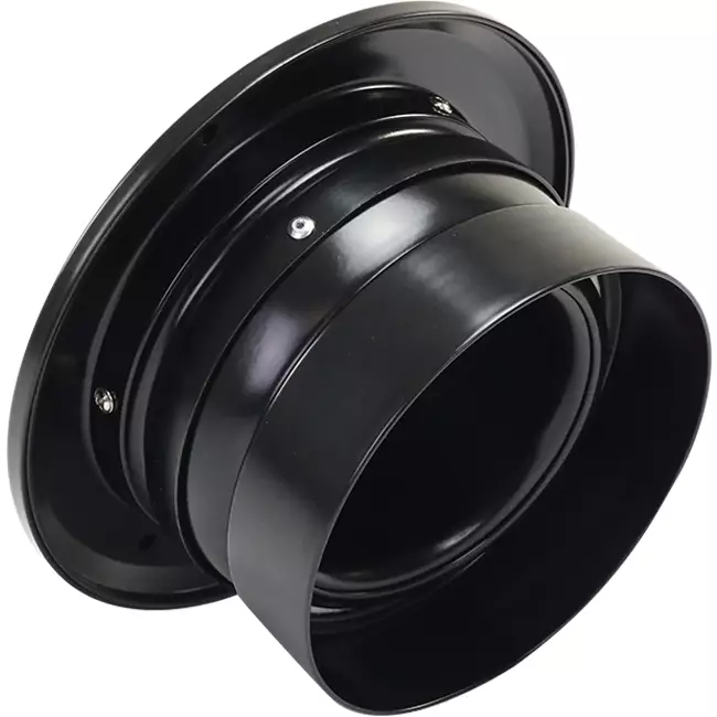 Diffusore a getto 125mm Montaggio a parete e soffitto  RAL 9005