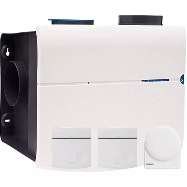 Orcon MVS-15RH CO2B Max Summer Night Comfort 550 m³/h + sensore di umidità + sensore di temperatura + controllo CO₂ e sensore ambiente - spina con messa a terra