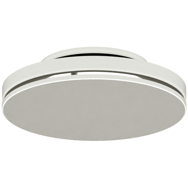 Diffusore a soffitto in acciaio con scarico circolare - 200 mm - RAL 9010