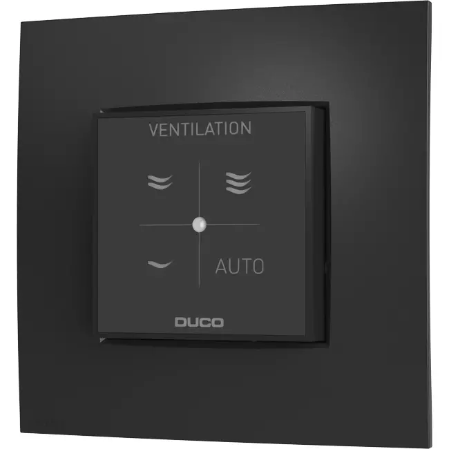 Interruttore di comando Duco RF/Cablato nero