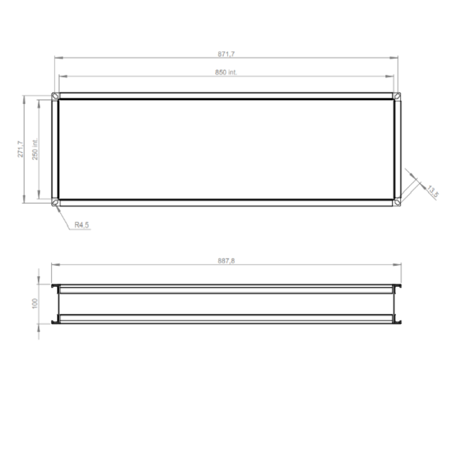 Connettore flessibile 800 x 250 - VS 8525