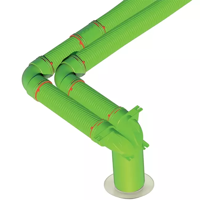 Ubbink Air Excellent 48C gomito 90° pezzo di raccordo