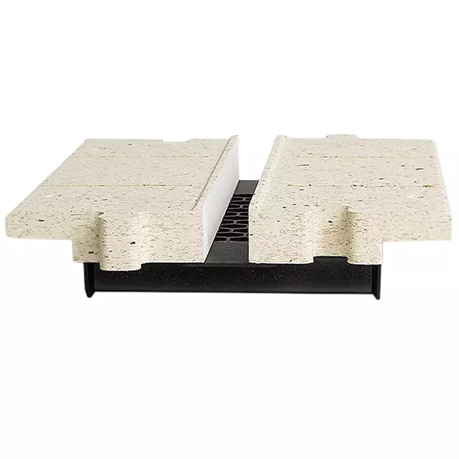 Sezione intermedia Ergovent per diffusori modulari a feritoia da 200 mm - 1 feritoia