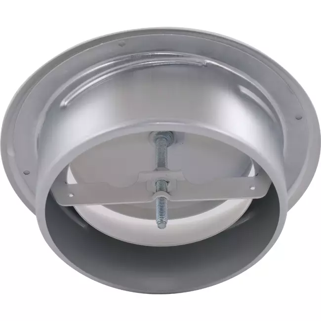 Valvola di scarico per ventilazione 160 mm in metallo - E-DVS160 RAL9016