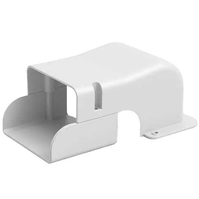 Tappo a parete ClimaConnect per canale di montaggio 75 mm - RAL 9010