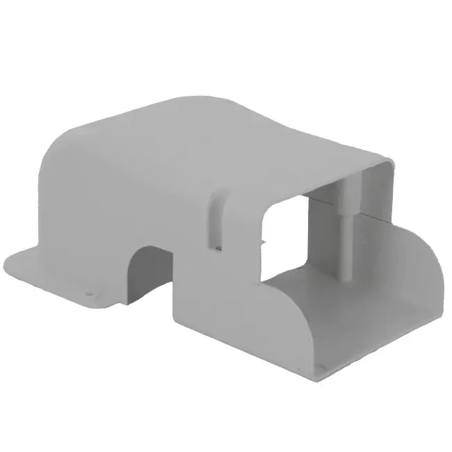 Tappo a parete ClimaConnect per canale di montaggio 75 mm - RAL 9010