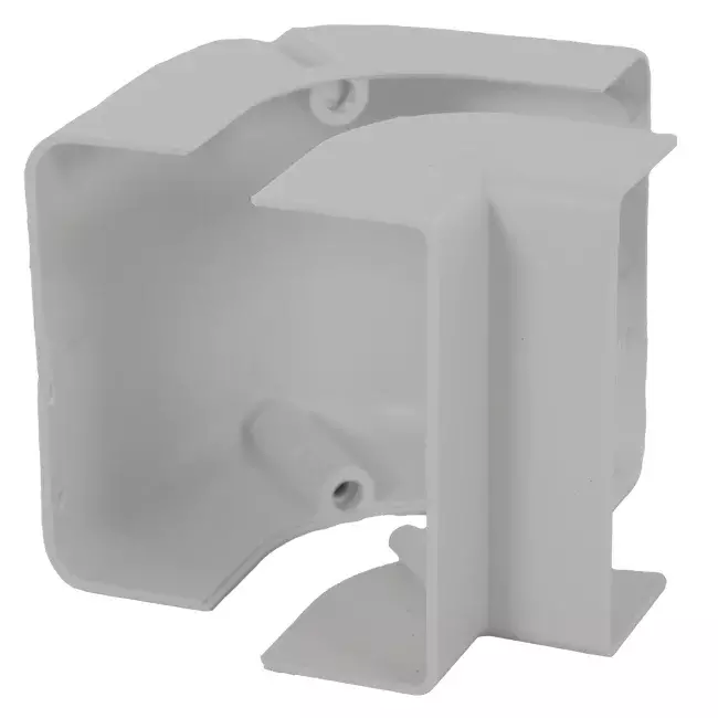Curva esterna ClimaConnect per canale di montaggio 75 mm - RAL 9010